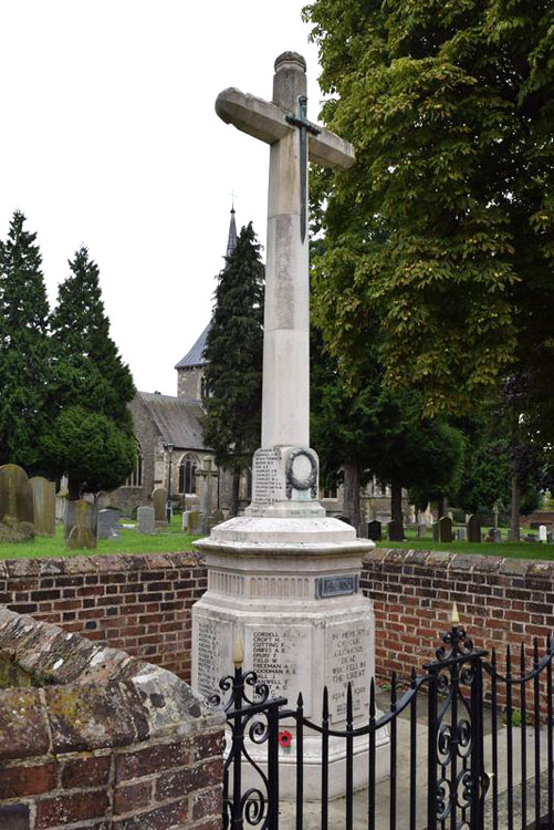 The War Memorial for Wheathampstead.