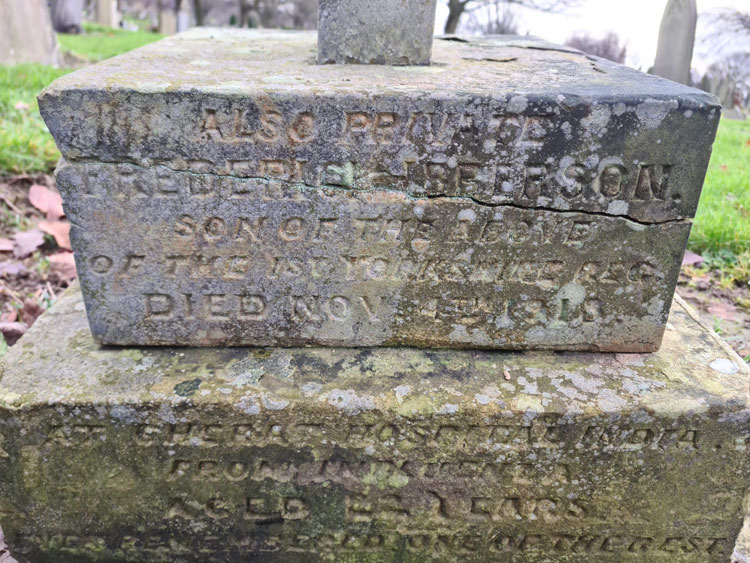 The Ibberson Family Headstone in Sheffield (City Road) Cemetery - 3