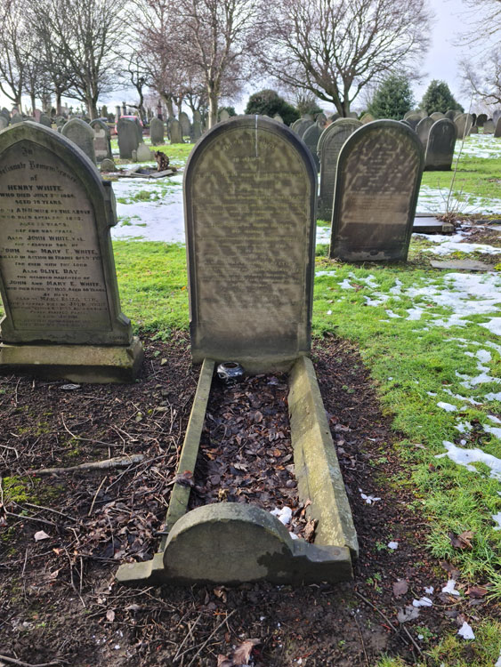 The Keetley Family Headstonen in Sheffield (City Road) Cemetery - 2