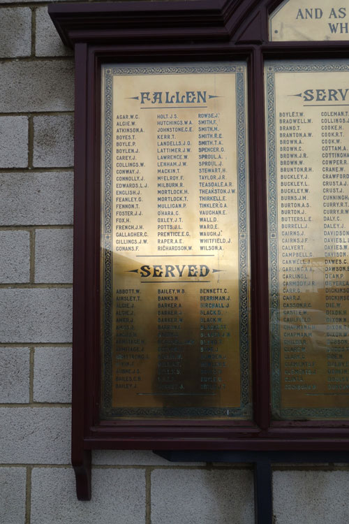 The Smiths Dock War Memorial, Teesside Offshore Base - The Names of Those Who Lost Their Lives