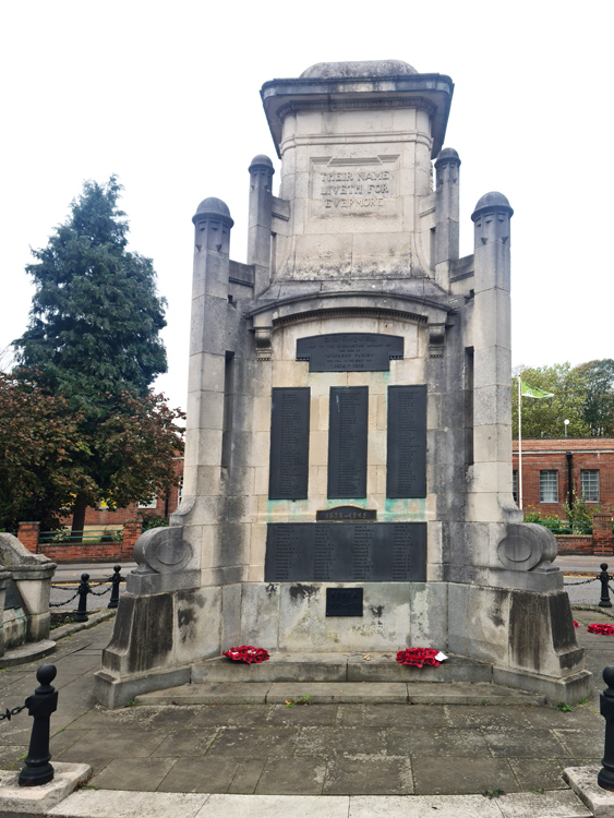 The War Memorial, - Worksop (Notts)